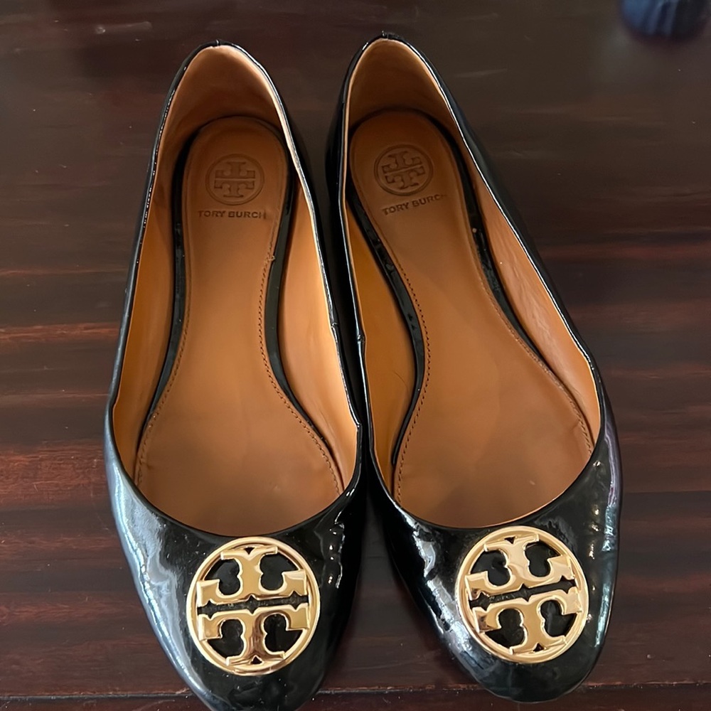 Tory Burch Patent Leather Ballet Flats